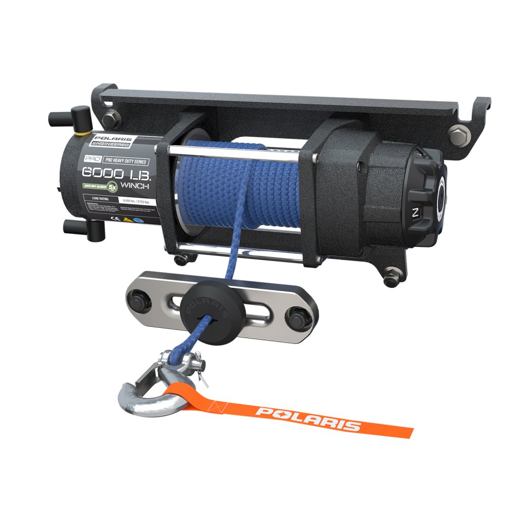 Polaris® PRO HD 6,000 Lb. Winch with Rapid Rope Recovery # 2882237